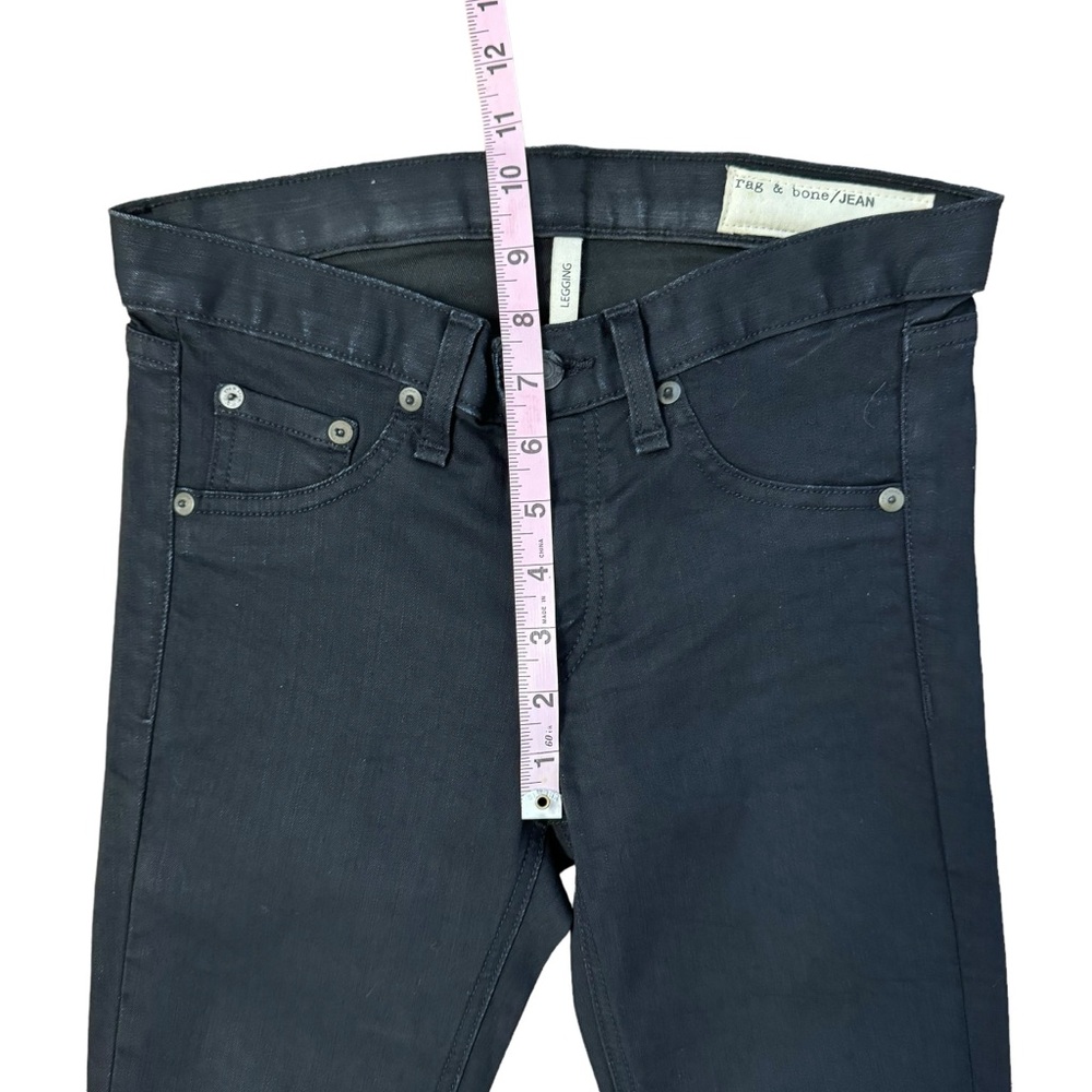 Rag & Bone‎ The Legging Winter Casual Mid Rise Chic Skinny Jean in Midnight - Picture 13 of 13